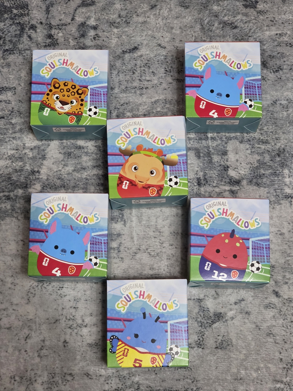 6 Mcdonald FIFA Squishmallows